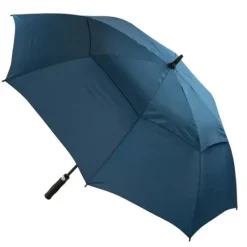 Windproof Golf Umbrellas|Golf Umbrellas-Umbrella Heaven Premium Navy Golf Umbrella – Vented – Windproof – Auto Open