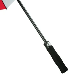 Windproof Golf Umbrellas|Golf Umbrellas-Umbrella Heaven Premium Red & White Golf Umbrella – Vented – Windproof – Auto-Open
