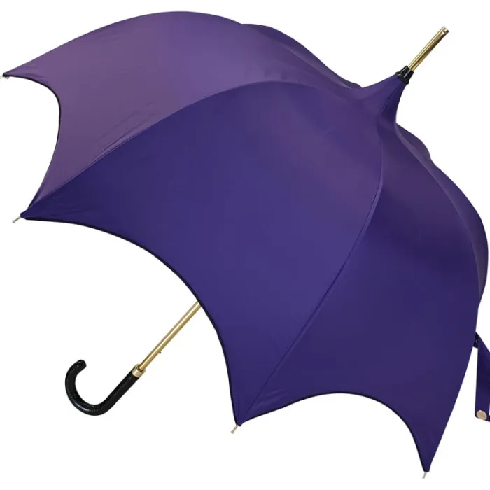 Ladies Vintage Umbrellas|Ladies Vintage Umbrellas-Umbrella Heaven Purple and Black Gothic Umbrella – DRUSILLA