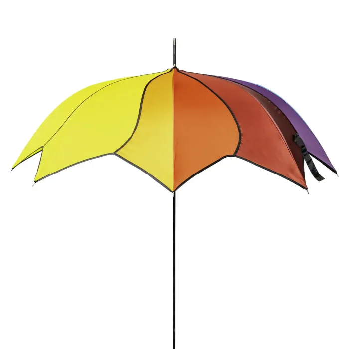Flower Petal Swirl Umbrellas|Fashion-Umbrella Heaven Rainbow Petal Swirl Umbrella Multi-Coloured