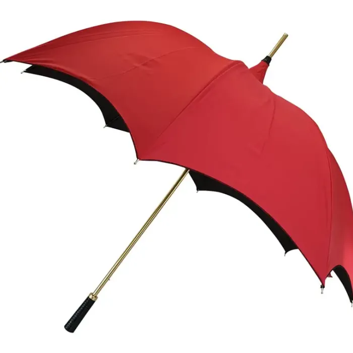 Golf Umbrellas|Ladies Golf Umbrellas-Umbrella Heaven Red and Black Gothic-Style Umbrella – DRACUL