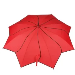 Flower Petal Swirl Umbrellas|Bridal Umbrellas-Umbrella Heaven Petal Swirl Umbrella Red