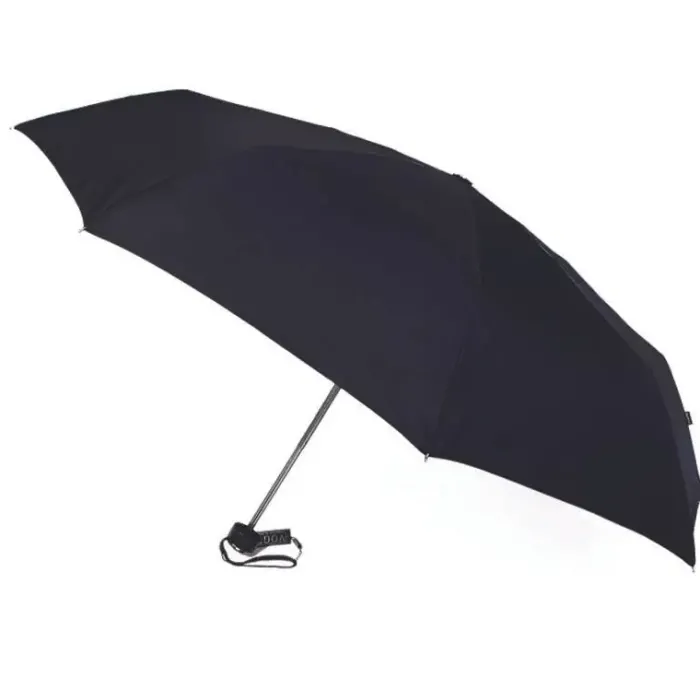 Mens Designer Umbrellas|Mens Folding Umbrellas-Umbrella Heaven Ribeira VOGUE Executive Folding Umbrella Black