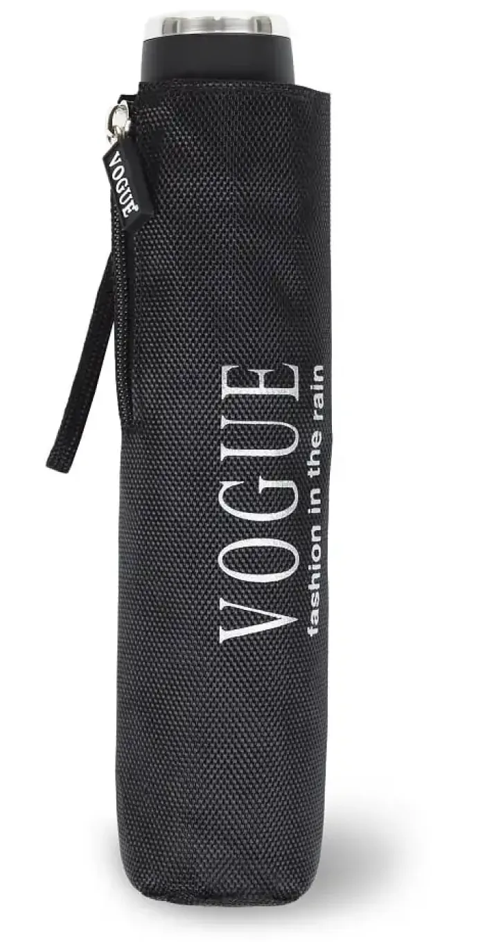 Mens Designer Umbrellas|Mens Folding Umbrellas-Umbrella Heaven Ribeira VOGUE Executive Folding Umbrella Black