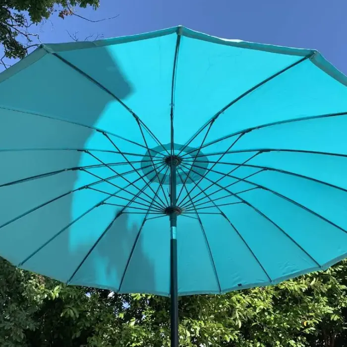UV Protection Garden Parasols|Garden Parasols-Umbrella Heaven Shanghai 2.7m Round Aluminium Parasol – Choice of 5 colours