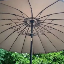 UV Protection Garden Parasols|Garden Parasols-Umbrella Heaven Shanghai 2.7m Round Aluminium Parasol – Choice of 5 colours