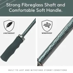 Windproof Golf Umbrellas|Golf Umbrellas-Umbrella Heaven StormStar Windproof Maroon Golf Umbrella
