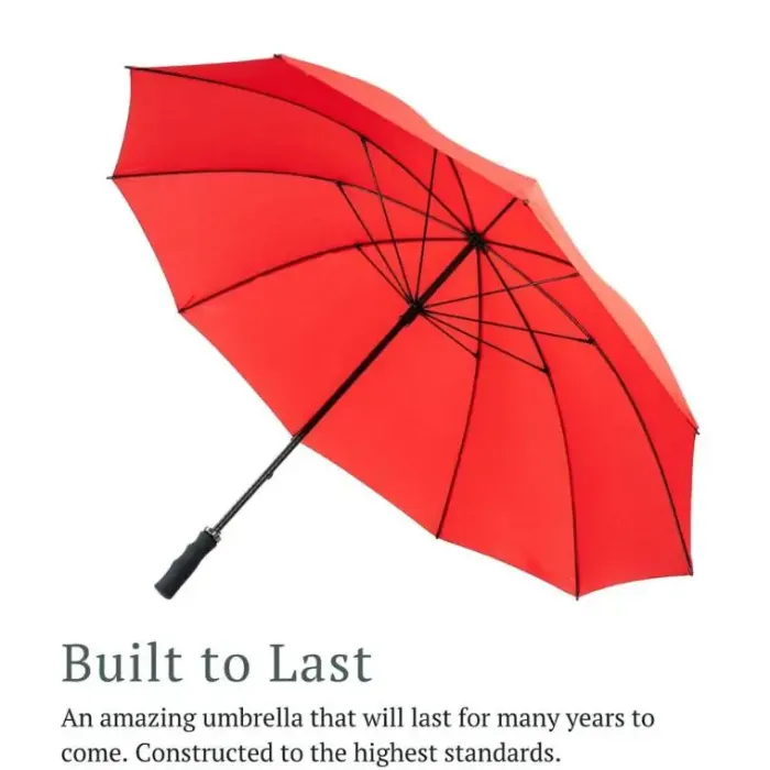 Windproof Golf Umbrellas|Golf Umbrellas-Umbrella Heaven StormStar Windproof Golf Umbrella Red
