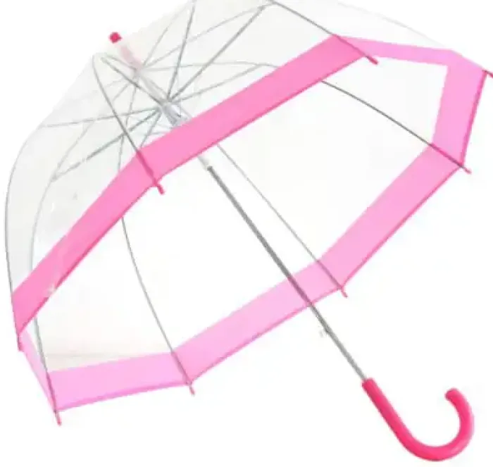 Dome Umbrellas-Umbrella Heaven Vision Clear Dome Umbrella Choice of 5 Colours