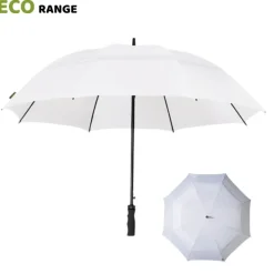 Golf Umbrellas|Bridal Umbrellas-Umbrella Heaven ECO Golf Umbrella – Automatic – Vented – Windproof White