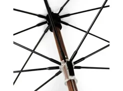 Golf Umbrellas|Bridal Umbrellas-Umbrella Heaven ECO Wood Stick Walking Umbrella – Canopy Made From Recycled Plastics White