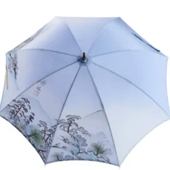 Kimono|Kimono Umbrellas-Umbrella Heaven Yuho Kimono Umbrella 雄峯 BabyBlue